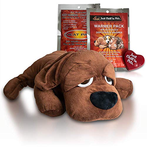 Just Chill'In Pets Heartbeat Puppy Toy for Separation Anxiety Relief - Dog Puppy