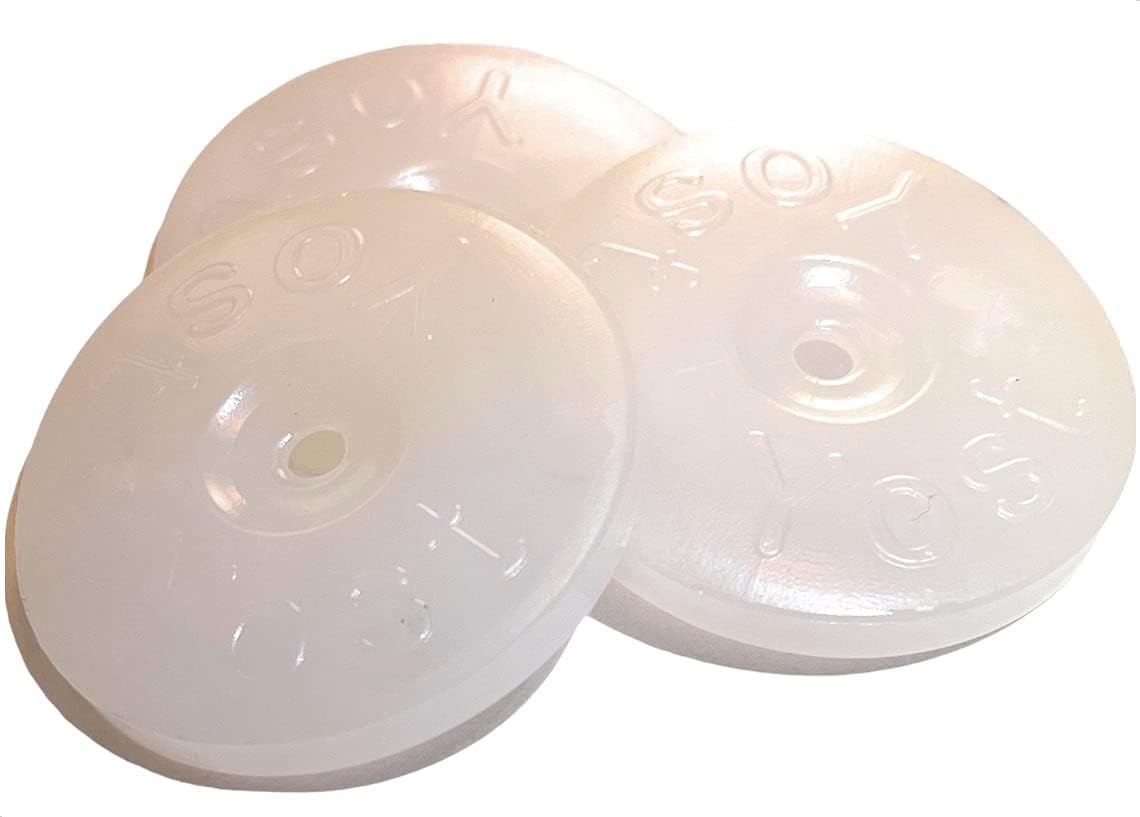 Plastic Cap Washers, Use with Nails or Screws, 250 Qty, 1-1/8'' Made in The USA, 118202194