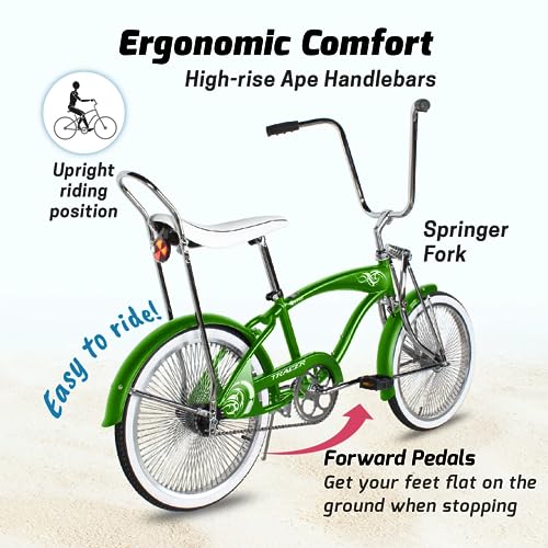 Tracer 20 Inch Retro Lowrider Cruiser