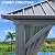 YITAHOME 10X10FT Hard Top Metal Gazebo Patios Double Roof Canopy Aluminum Frame Garden Gazebo Tent Curtains Netting for Patios Backyards Decks Lawns Gray