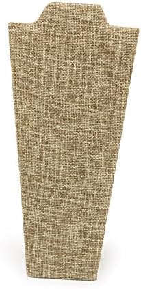 Burlap Narrow Necklace Stand (Jewelry Display)