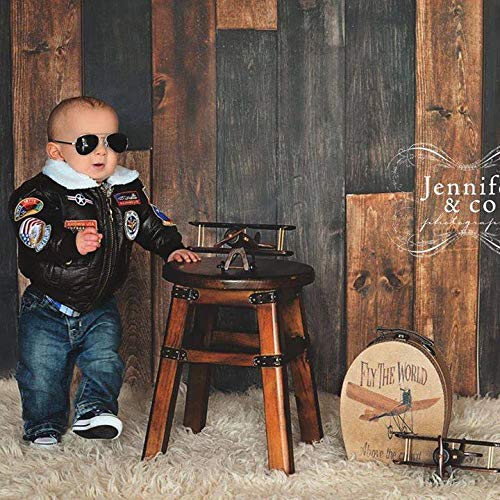 OYSTERBOY Youth A-2 A2 Bomber Jacket Aviation Pilot Military PU Leather Coat for Kids Boys2