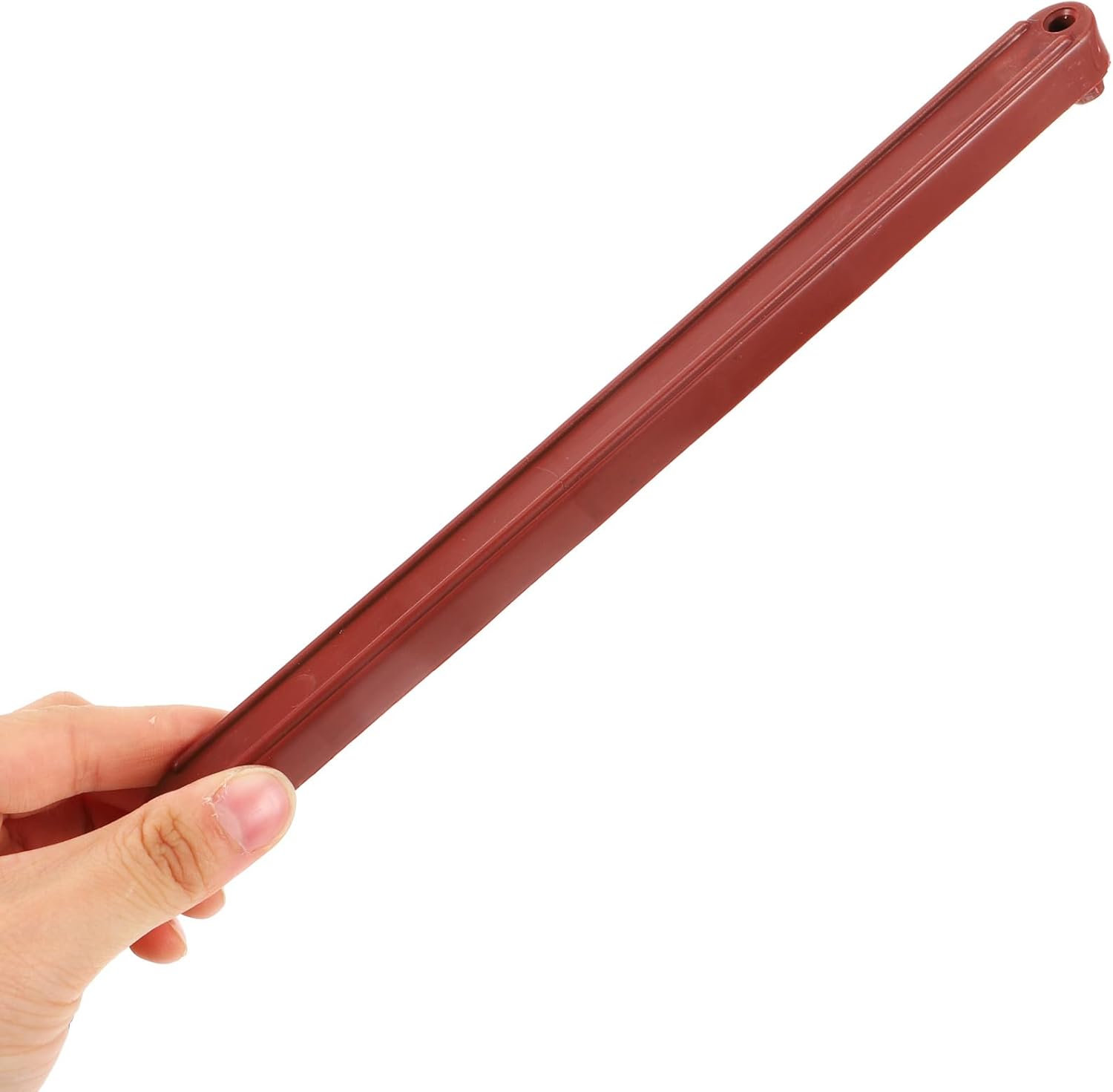 Generic 2pcs Plastic Bottom Mount Drawer Guide Rails 235mm Brown Furniture Slides Replacement Parts for Cabinet, Dresser, and Wardrobe Drawer Repair