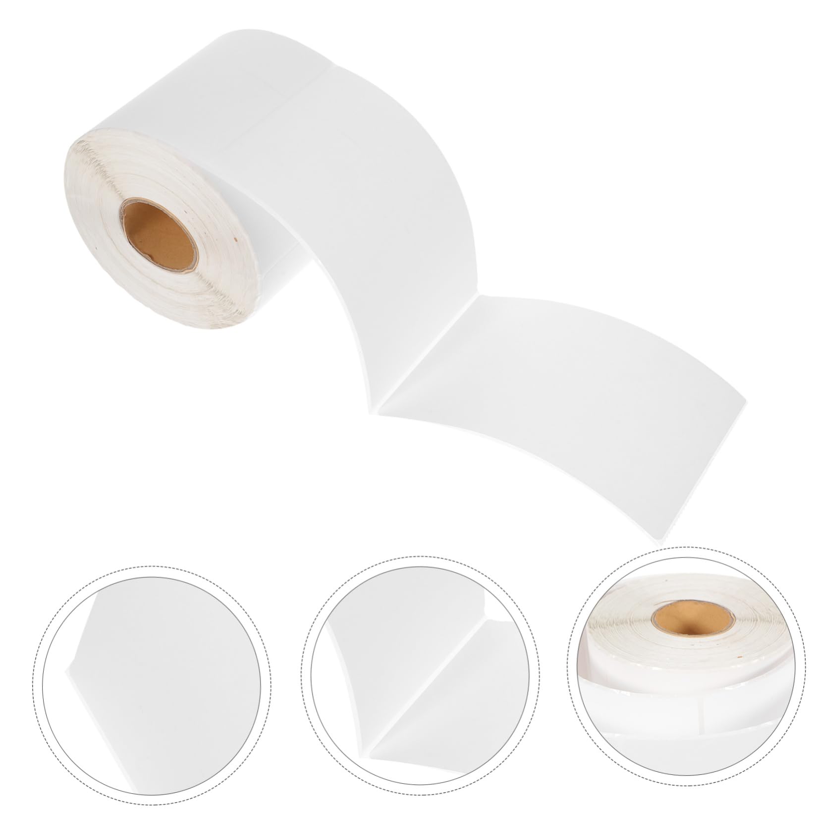 Etichette Termiche Adesive 4x6 Bianco 500 Pezzi Carta | Stampa Adesiva per Etichette, Fogli Grandi per Stampante, Superficie Resistente a Graffi e Usura
