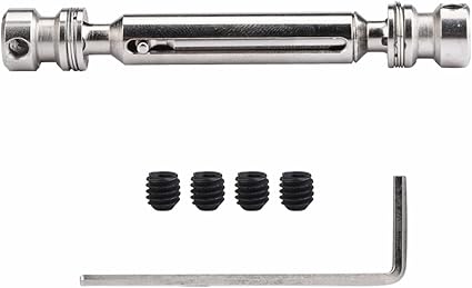 RC Drive Shaft, T Power Metal Rear Middle Drive Shaft Upgrade Parts Accessories for FY 01/02/03/04/05 / Wltoys 12428/12423 RC Car
