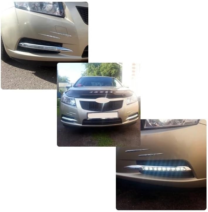2Pcs/Set Daytime Running Light DRL For Chevrolet For Cruze (2009-2012) DRL With Turning Signal Dimmed Light(White Only)