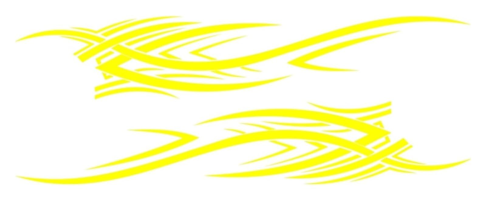 2Pcs Auto Side Body Vinyl Stickers, Universal Vehicle Styling Exterior Modification Accessories
