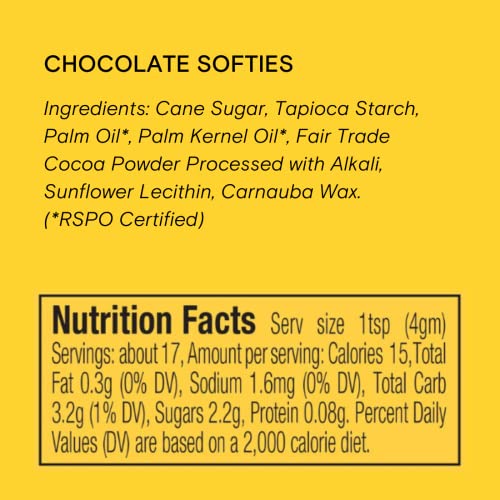Chocolate Softies Fair Trade Sprinkles By Supernatural, Made In Usa, No Artificial Flavors, Soy Free, Gluten Free, Corn Free, Vegan, 3Oz #TOP4