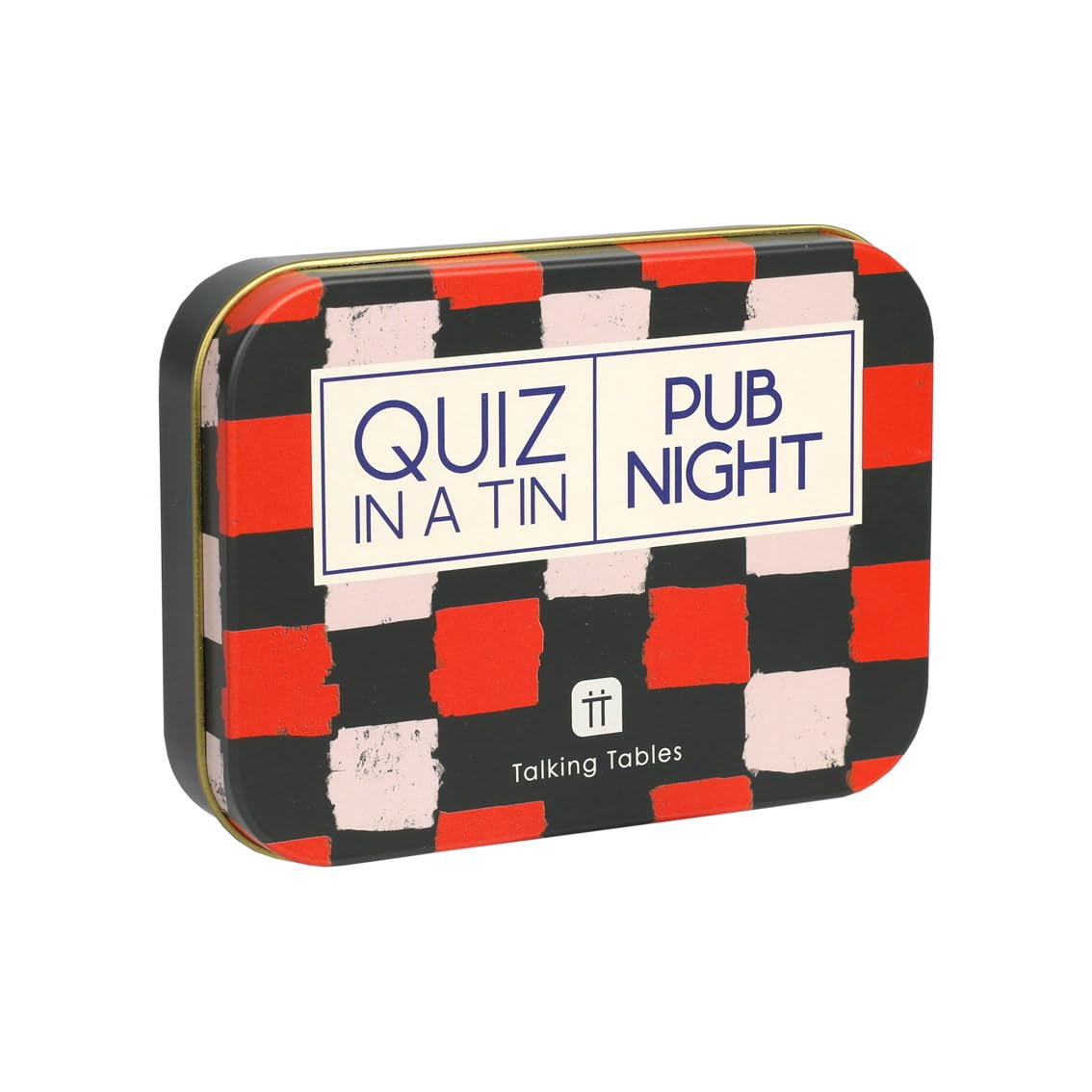 QUIZ IN A TIN Pub Night Quiz Game Trivia Card Travel Game for Adults 200 Questions Double Sided Cards Pub Themed Nights - Image 2