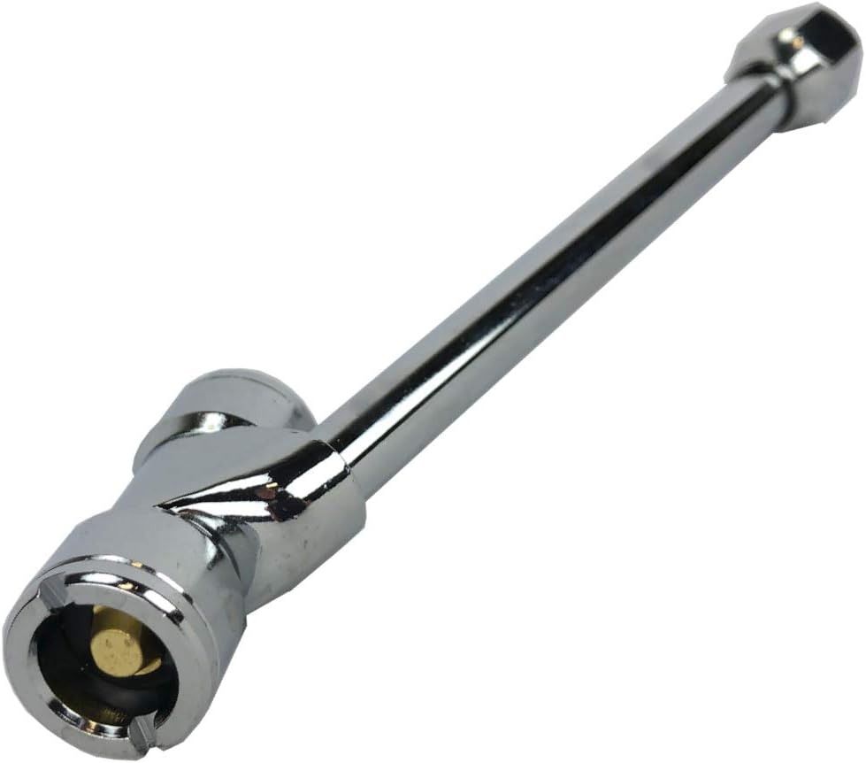 Haltec 322-1 Large Bore Dual Foot Air Chuck 45 Degree Angle 1/4" NPT Female Thread