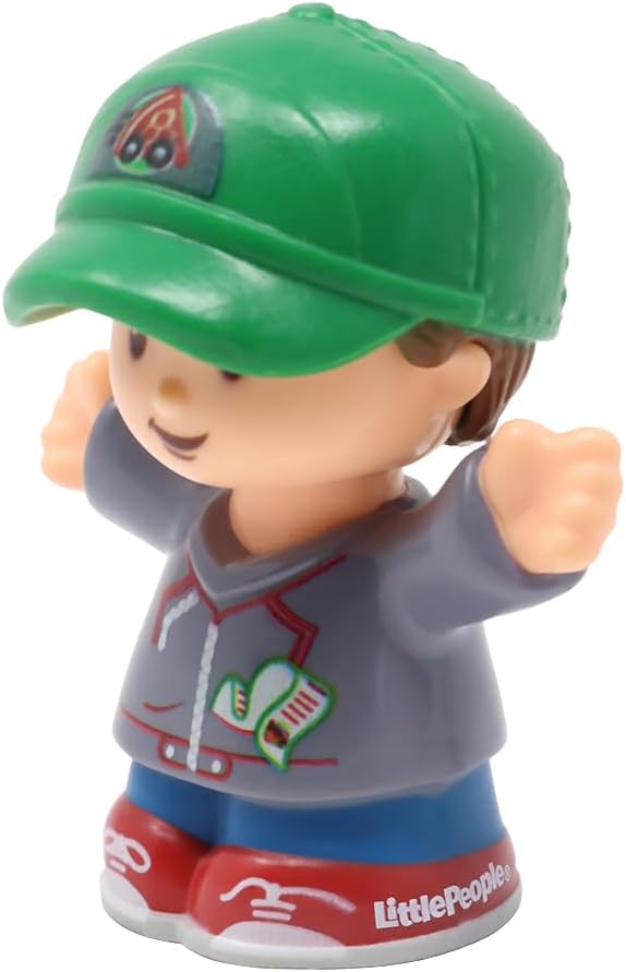Fisher-Price Replacement Part for Collectible Little People Pizza Restaurant Delivery Playset GGT38 - Replacement Delivery Driver Jack Figure image 5