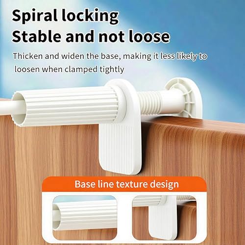 Support de tablette col de cygne pour lit | Support flexible long bras de serrage bureau