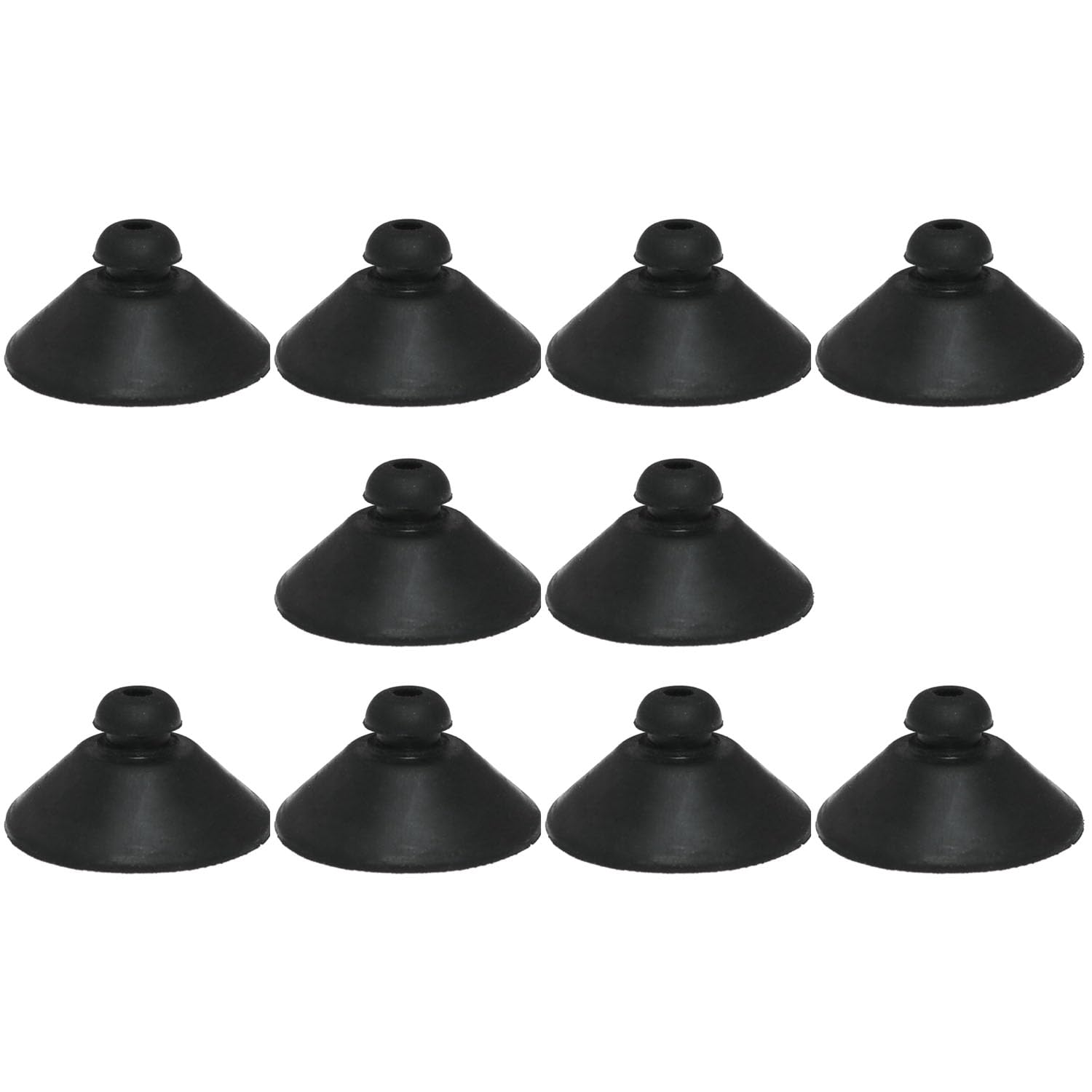10 clips de ventosa de 34 mm para acuario, soporte de ventosa para luz de agua, abrazadera de ventosa de goma utilizada para filtración inflable de acuario, configuración de aireación de