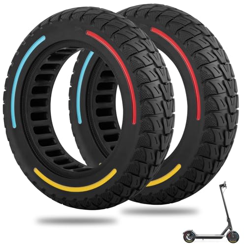 Neumáticos de repuesto de goma maciza, 10 x 2,5 pulgadas, ruedas de repuesto Tyres 60/70-6.5 para Ninebot Max G30/G30D/G30E/G30P/G30LP neumáticos de goma maciza Tyre