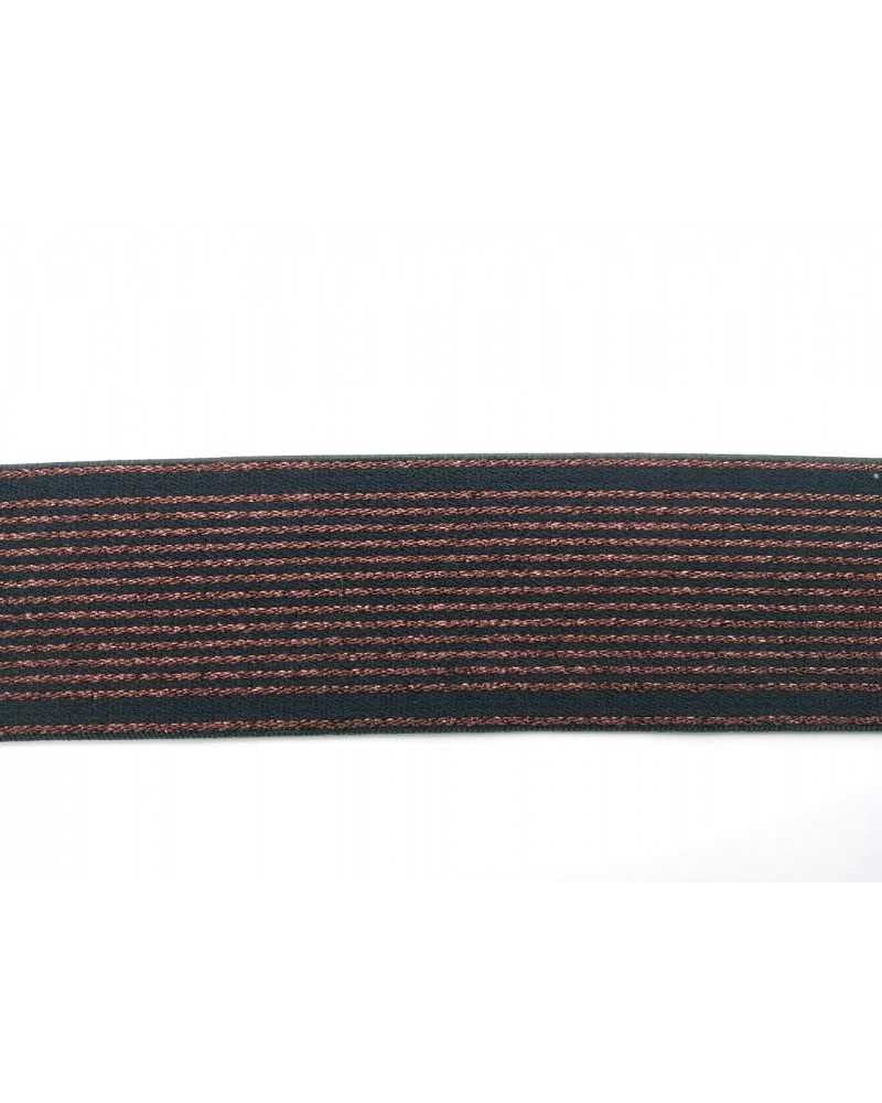 50 Cm Passamaneria Elastico Gonna Riga Lurex Alto 4 Cm