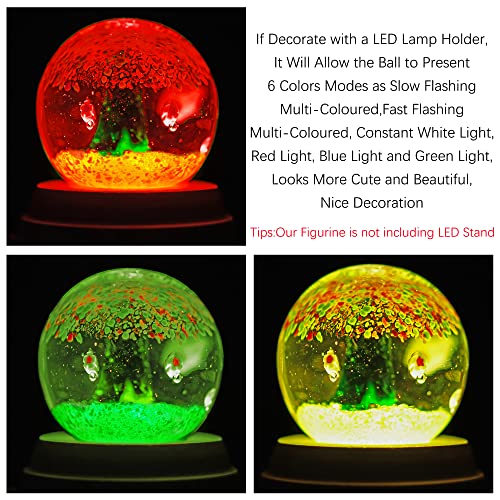 Hdcrystalgifts 3.1'' Hand Blown The Celtic Tree Of Life Collectible Figurines Art Glass Lampwork Paperweight Ornament Home Table Decor Gift thumb #5