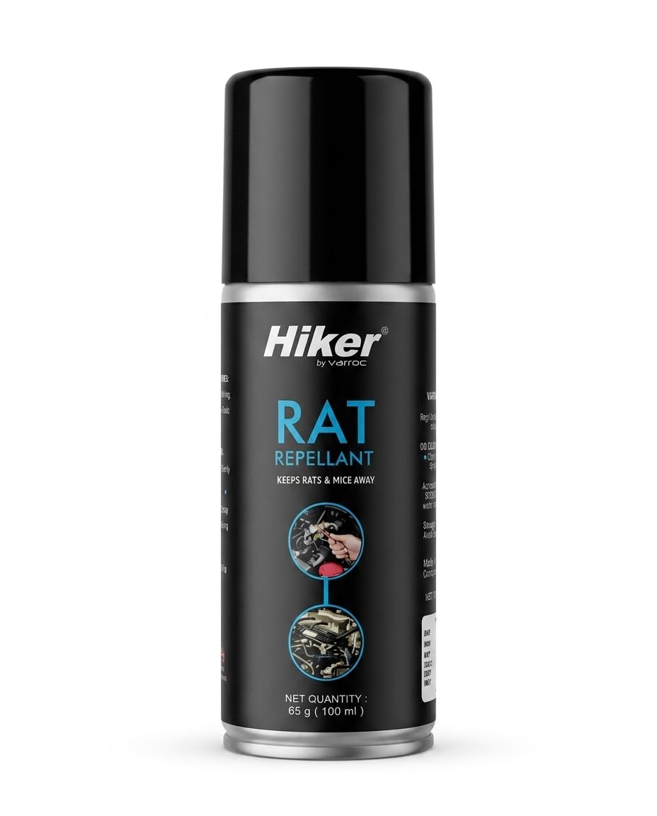 Hiker by Varroc Multipurpose Rat Repellent Spray 100 ml | Safe for Cars, Trucks, Tractors & Home | Non-Toxic Formula | Odour-Free | Effective Rodent Protection-image-10