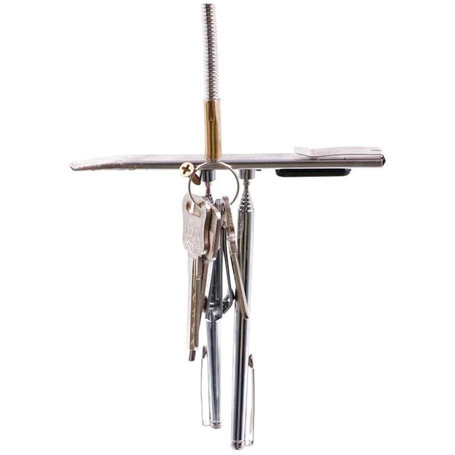 WUBAYI Pinza magnetica flessibile professionale da 60 cm, con design a collo di cigno, per parti auto, viti e oggetti in metallo