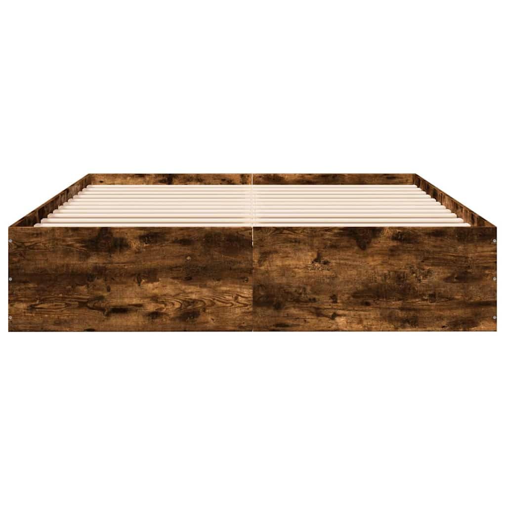 Lit Box Spring avec Matelas Super King 180x200 cm Marron foncé Polyester sommier à Lattes tête de lit réglable 2 Personnes Design Moderne Chambre à Coucher Confort Durable 280 kg