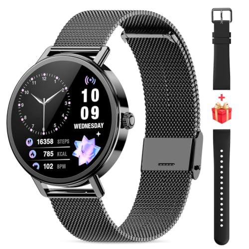 Smart Watches Android iPhone, HD Screen Fitness Tracker