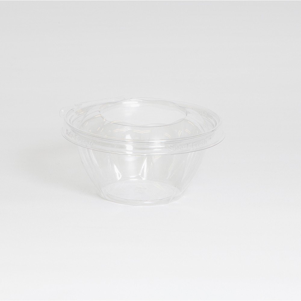 Inline Plastics Safe-T-Fresh Polyethylene Tamper Resistant Round Food Container Clear, 24 oz. | 150/Case