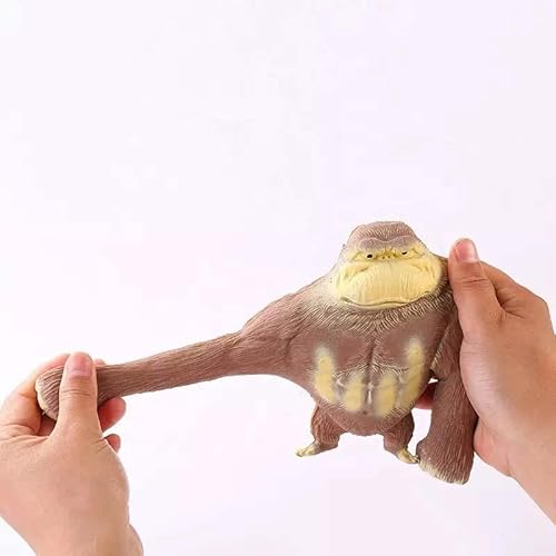 SHOP-STORY - MONKEYMAN : Jouet Figurine Gorille Singe Élastique et Déformable Anti-Stress Cover