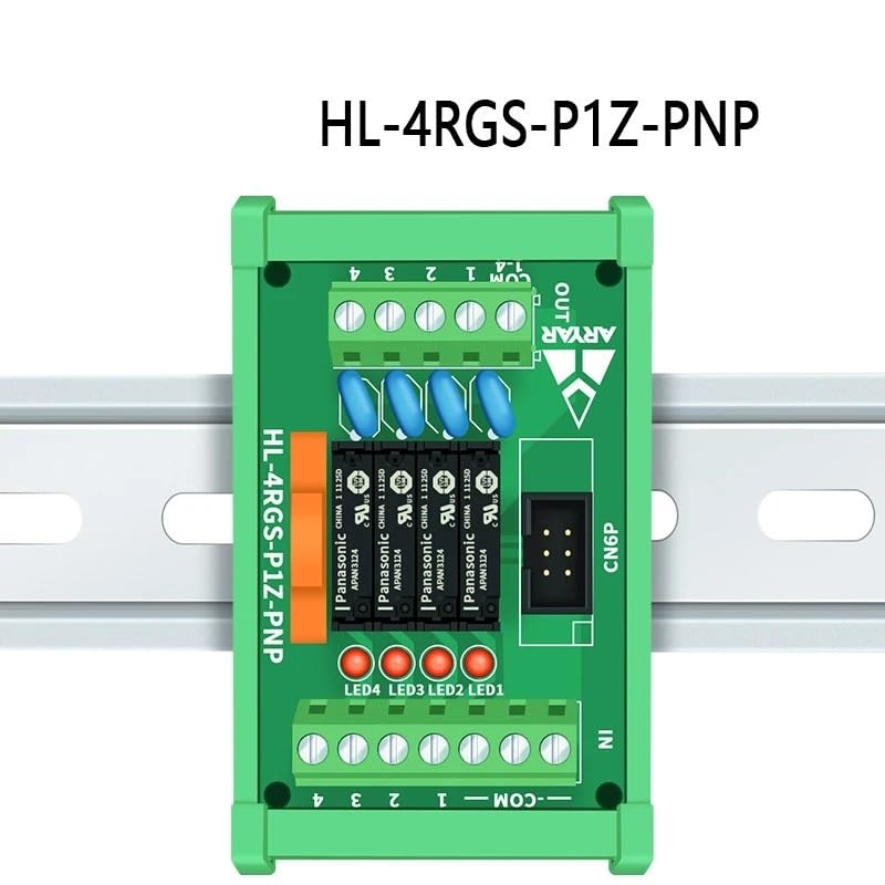 1 pz modulo relè a 4 canali scheda driver scheda amplificatore di uscita scheda modulo relè(5V,HL-4RGS-PIZ-PNP)