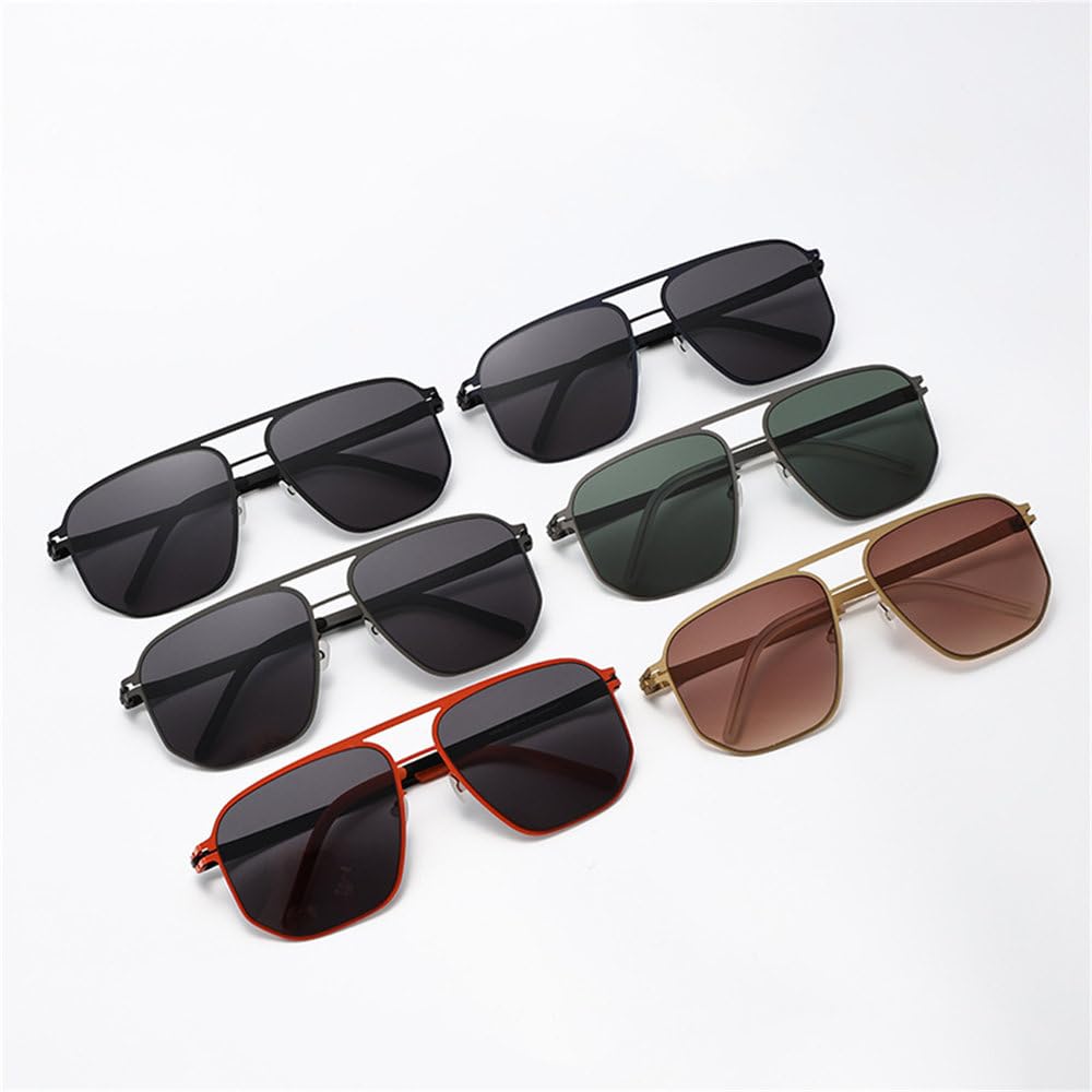 Gafas de sol polarizadas de moda 2025, gafas de sol para conducir y viajar, gafas de montura grande, gafas de sol UV400 para hombres y mujeres.