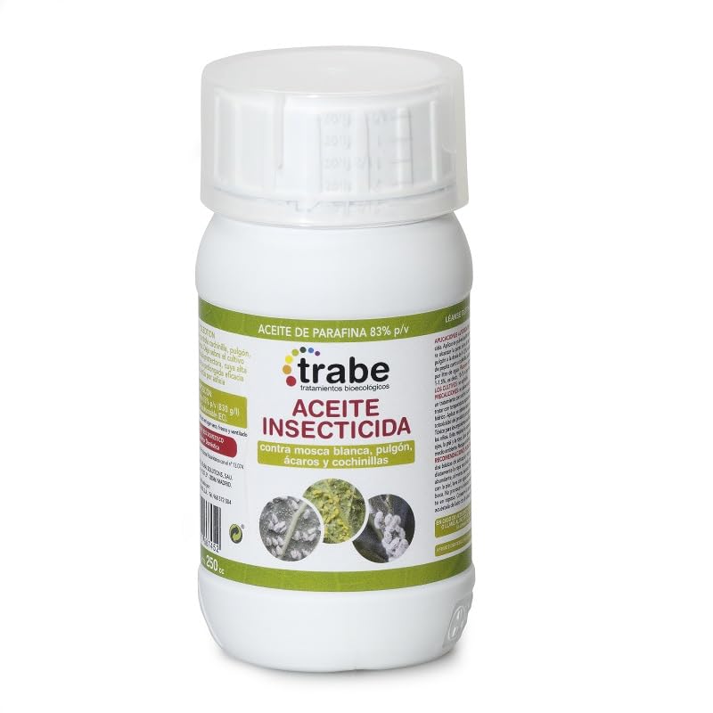 GROWMANIA Insecticida Aceite de Parafina de Trabe de 250 ML | Protección de Cultivos y Plantas frente Plagas de forma Natural
