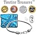 Timeline Treasures European Charm Bracelet for Men and Women, Fits Bead Charms, Stainless Steel Snake Chain, 10 Inch Classic