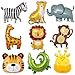 9 Stück Folienballon Tiere, XXL Löwe Tiger Elefant Luftballon, Waldtiere Giraffe Helium Ballons, Dschungel Krokodil Zebra Affe Safari Riesenballon, Waldtiere Ballons für Kinder Geburtstag Party Deko Elefant günstig Kaufen-9 Stück Folienballon Tiere, XXL Löwe Tiger Elefant Luftballon, Waldtiere Giraffe Helium Ballons, Dschungel Krokodil Zebra Affe Safari Riesenballon, Waldtiere Ballons für Kinder Geburtstag Party Deko