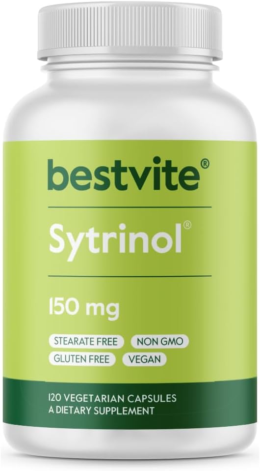 BESTVITE Sytrinol 150mg (120 Veg Caps) - No Stearates - Patented Blend