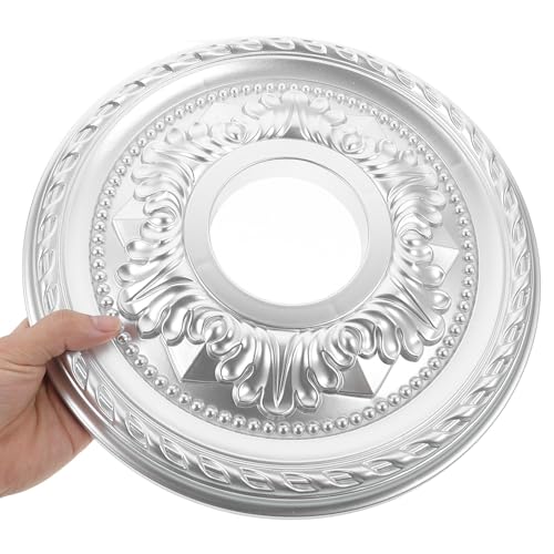 Disco decorativo de PU con acabado texturizado para techos de salones 5