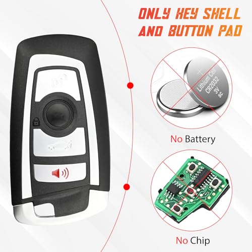 Coque de clé compatible 320i 420i 528i en finition durable et robuste - 4