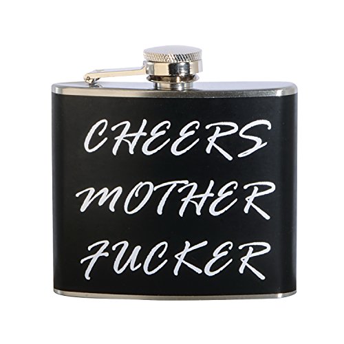 Cheers Mother Fucker 5 oz. Stainless Steel Flask