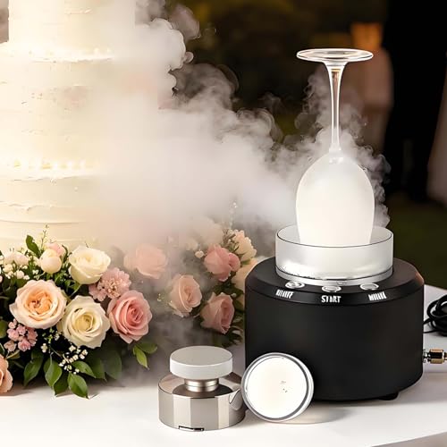 Máquina fabricadora de hielo seco y enfriador rápido de vasos 2-en-1, nueva versión 2026, portátil, para bares, restaurantes, clubes, hoteles y fiestas en casa miniatura 1