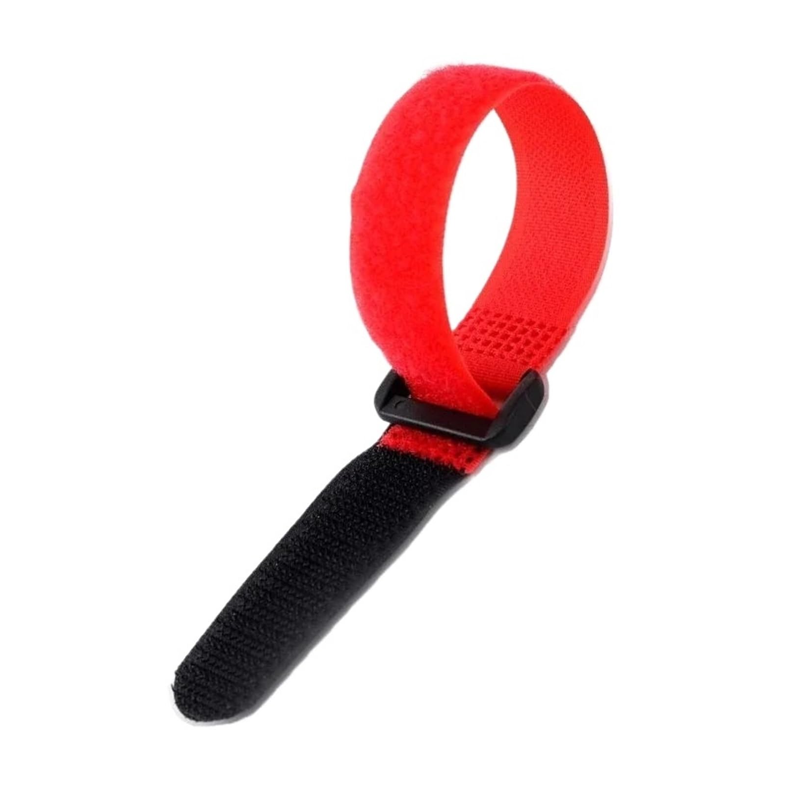 Bdfjeds 20Cm Red 10 Pcs Cable Ties Hook And Loop Reusable Fastening Nylon Cable Securing Straps Sturdy Functional Ties(20Cm Red 10 Pcs)