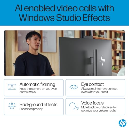 HP OmniStudio X All-in-One Desktop PC, Intel Core Ultra 7 155H, 16 GB DDR5, 1TB SSD, 80.1 cm (31.5"), Dual 2W Speakers,Windows 11,Office 21, Meteor Silver, 9.56 kg, 32-c0015in HP OmniStudio X All-in-One Desktop PC, Intel Core Ultra 7 155H, 16 GB DDR5, 1TB SSD, 80.1 cm (31.5"), Dual 2W Speakers,Windows 11,Office 21, Meteor Silver, 9.56 kg, 32-c0015in