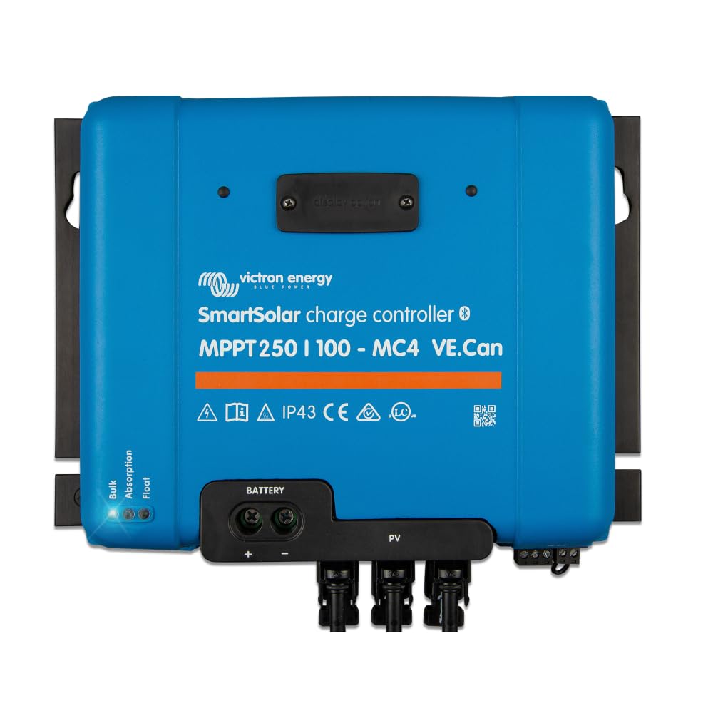 Victron Energy Blue Smartsolar Mppt Mc4 Ve.can Controller 250V 100A 12/24/36/48V