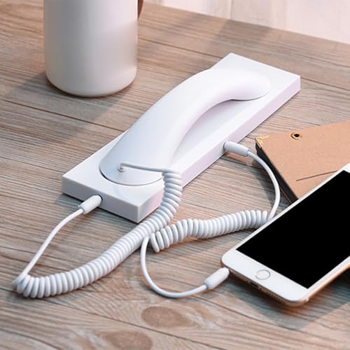 Téléphone à l'ancienne combiné rétro jack 3.5mm réduction bruit - 2
