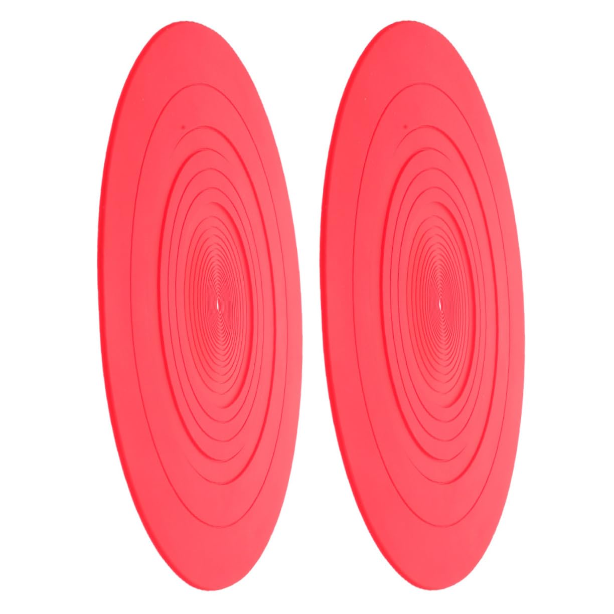 SUPVOX Tapete de Silicona Antielectrostático para Tocadiscos de Vinilo, Protector Suave y Seguro, Paquete de 2 Piezas para Mesa Giratoria