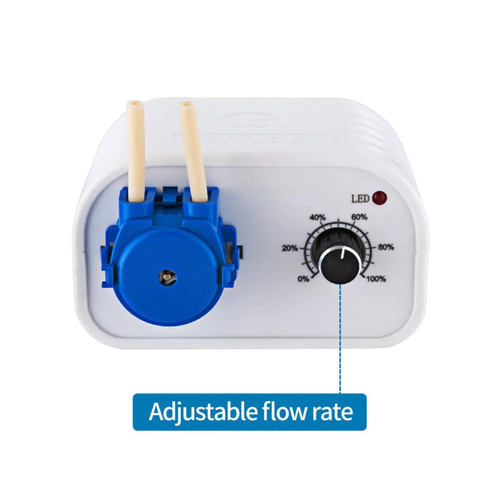 Pompe péristaltique 12V machine de distribution et de remplissage pompe doseuse débit réglable faible bruit faible débit utilisation en laboratoire(B06)