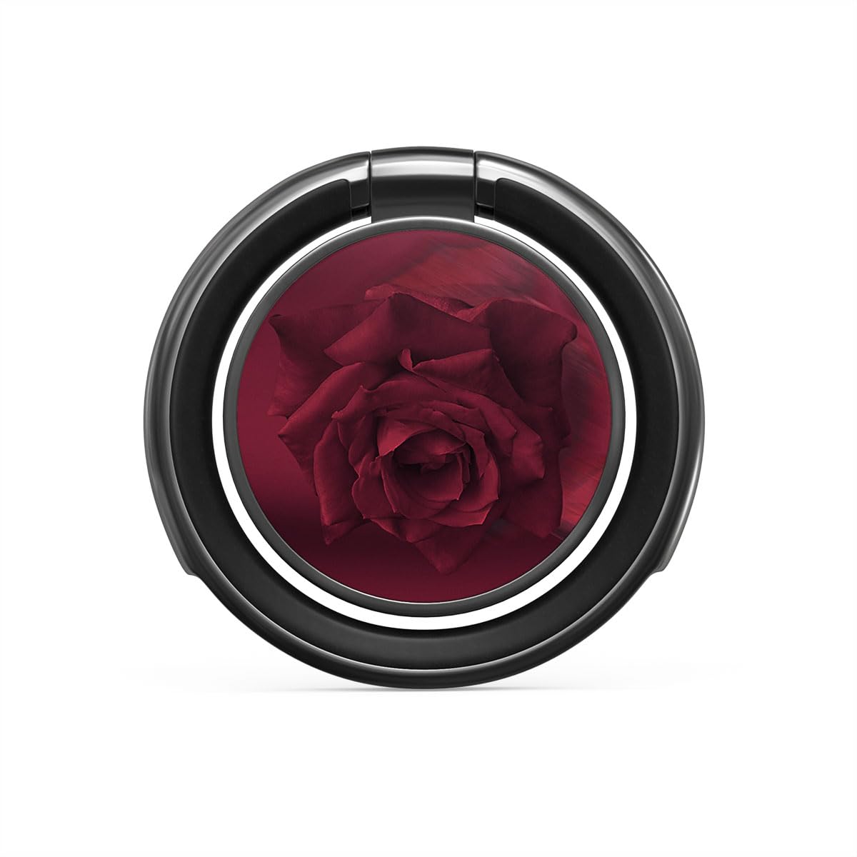 BURGA Cell Phone Ring, Holder Grip and Stand - Finger Phone Grip for Back of Smartphone Case, Kickstand 360 Rotation, Universal Ring for iPhone