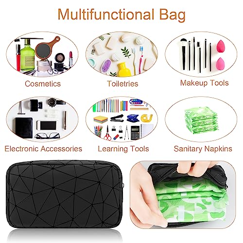 image for Likesing Period Bag for Teen Girls, Leather Sanitary Napkin Storage Ba
