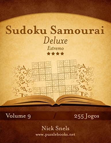 Sudoku Samurai Deluxe - Extremo - Volume 9 - 255 Jogos (Portuguese Edition)