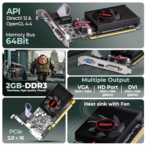 Foxin GT 610 2GB DDR3 Graphics Card - Image 3