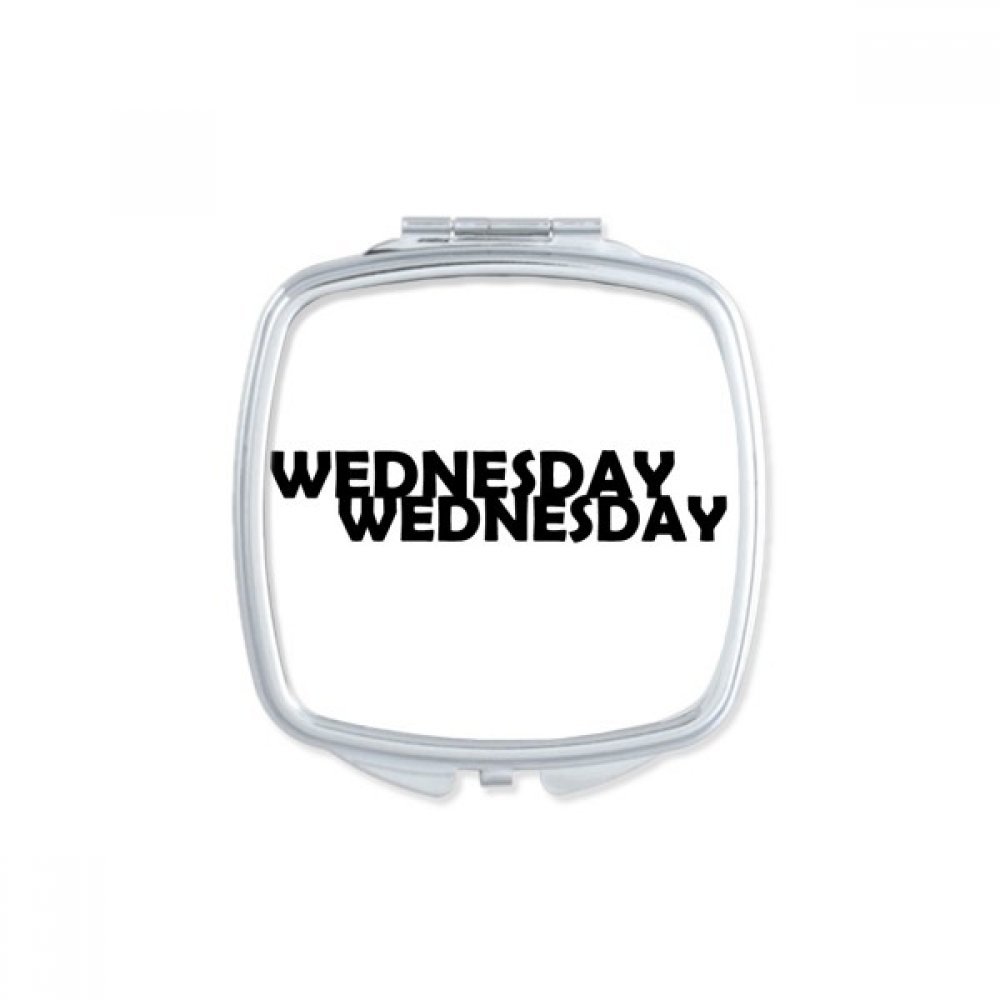 Miroir de poche Bonjour World, parfait pour vos retouches maquillage en voyage