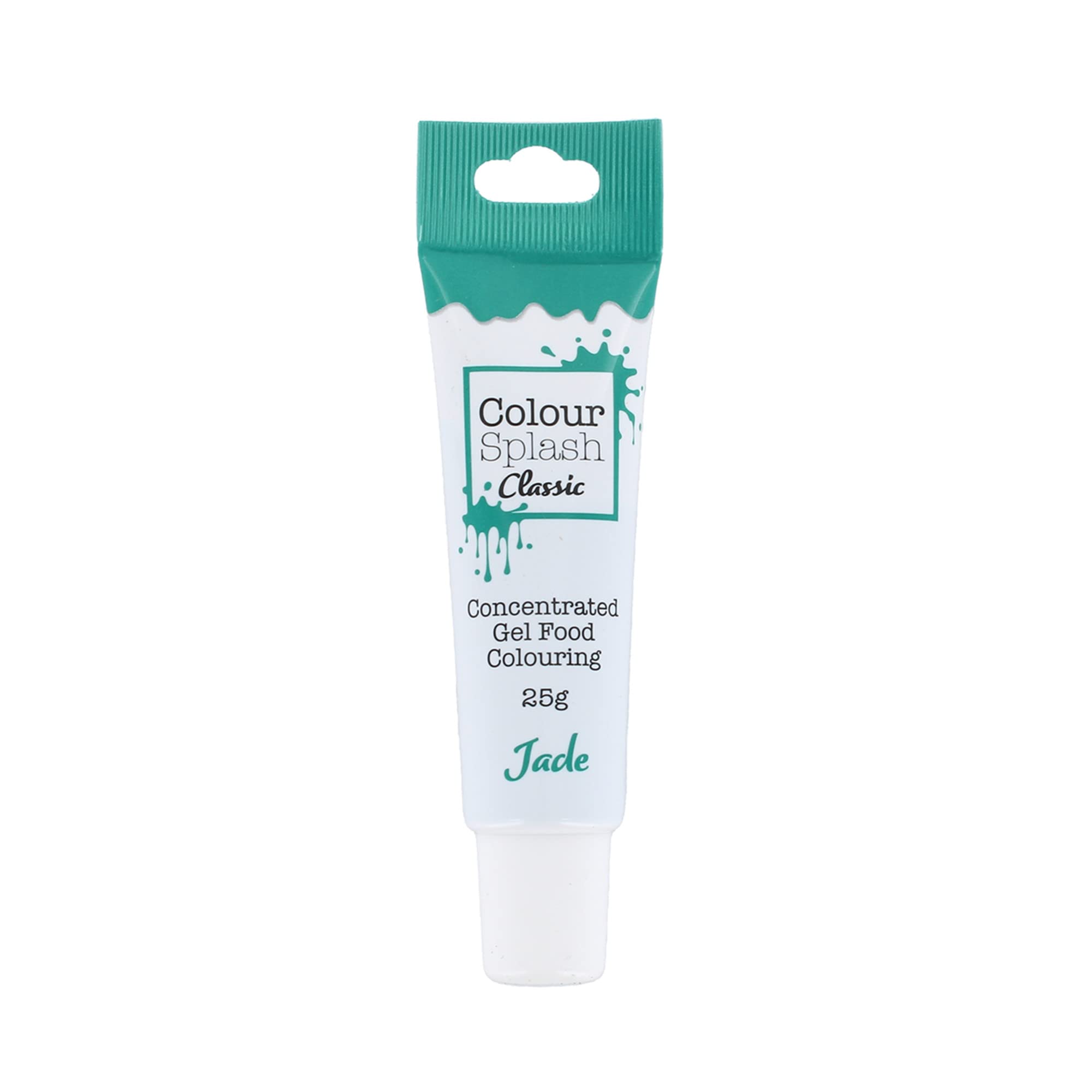 Colour Splash Food Colouring Gel | Jade | Highly Concentrated Gels, Easy To Use Squeezy Tubes, Edible Ingredients, Transform Plain Cakes Into Bright, Eye-Catching Creations - Jade 25g