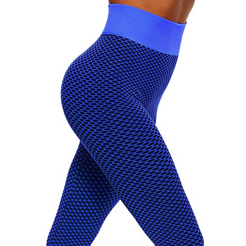 Legging feminina xadrez de cintura alta macia, controle de barriga, calça de treino para mulheres, A