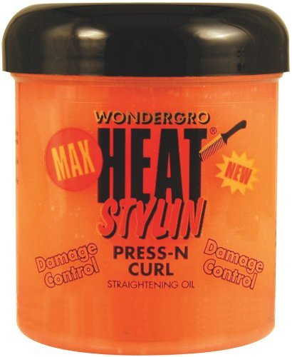 Wonder Gro Heat Styling Press-N- Curl 6 oz.